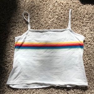 tank top with rainbow design